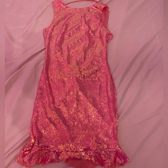 Pink Sparkly Homecoming Dress Never Worn - Picture 1 of 2